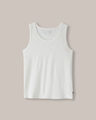 Playera Tank Slim Negra,BLANCO HUESO